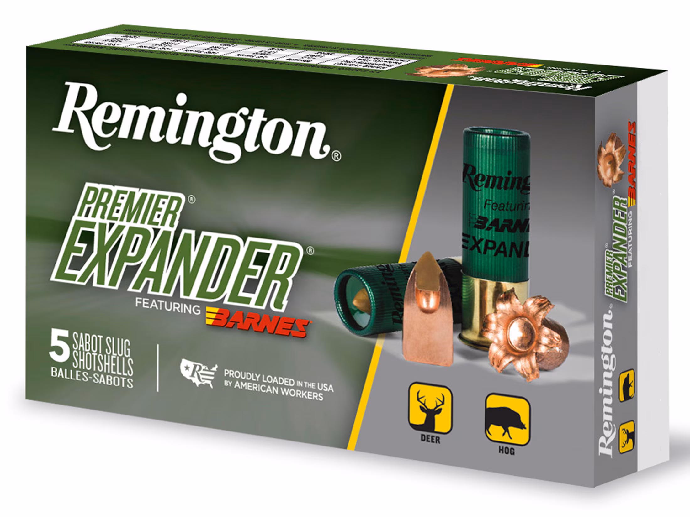 Remington Premier Expander 12 Ga Polymer Tip Sabot Slug 2-3/4 438