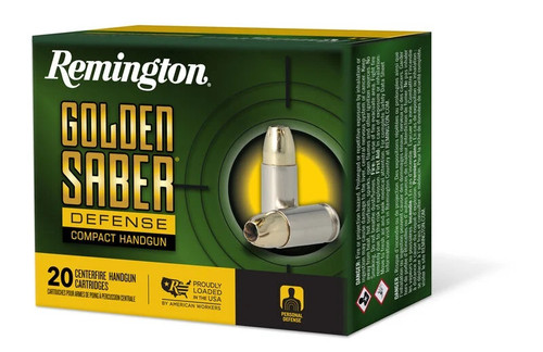 Remington Golden Saber Defense Compact 10mm, 180gr, BJHP, 20Bx/25Cs - Ammo | The Gun Shop