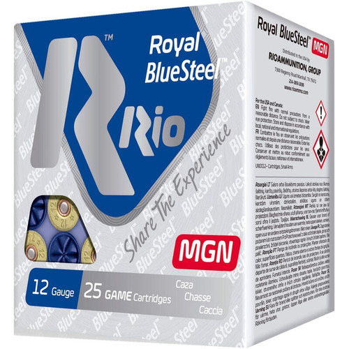 Rio Royal BlueSteel 12 Ga, 3", 1 1/8 oz, 25rd Box - Ammo | The Gun Shop