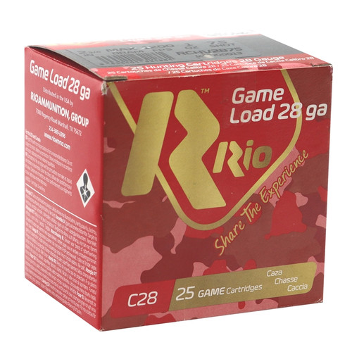 Rio Game Load 28 Ga, 2.75", 1 oz, 7.5 Shot, 25rd Box - Ammo | The Gun Shop