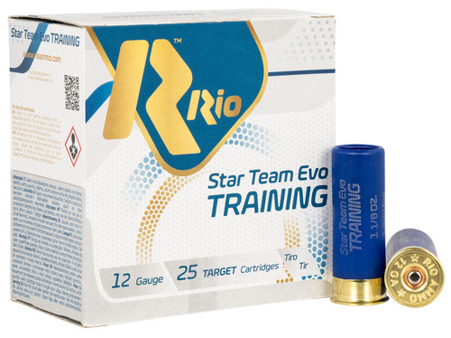 Rio Star Team EVO Target Load 12 Ga, 2.75", 1 1/8 oz, 7.5 Shot, 25Bx/10Cs - Ammo | The Gun Shop