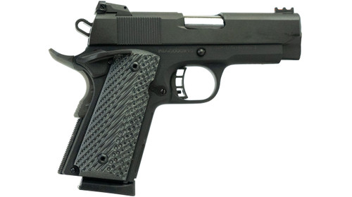 Rock Island 1911 A1 CS-L Tac 2 45 ACP, 3.6" Barrel, Black, G10 Grips, 7rd - Firearm | The Gun Shop