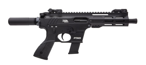 Rock Island PTM9 9mm, 5.9" Barrel, Black, M-Lok Handguard, 17rd - Firearm | The Gun Shop