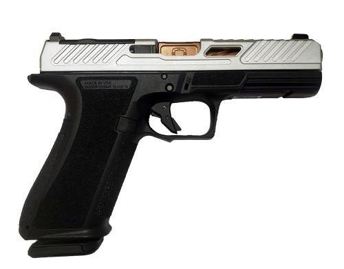 Shadow Systems DR920 Elte 9mm, 4.5" Barrel, Black/Silver, 17rd - Firearm | The Gun Shop