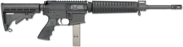 Rock River Arms LAR-9 Mid Length A4 9mm Carbine AR-15 9mm 16" Barrel, 6 Posption CAR Stock Black, 30rd