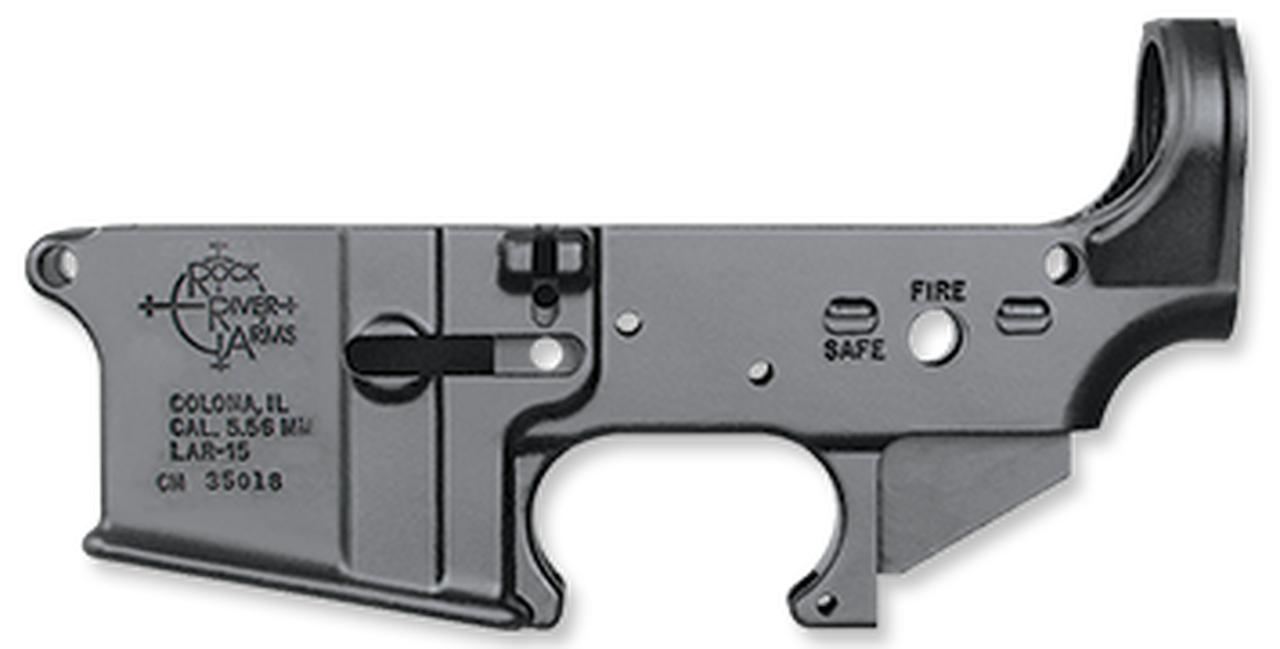 Rock River Arms AR-15 Lower Receiver, Stripped, Top Tier, 5.56 Marked