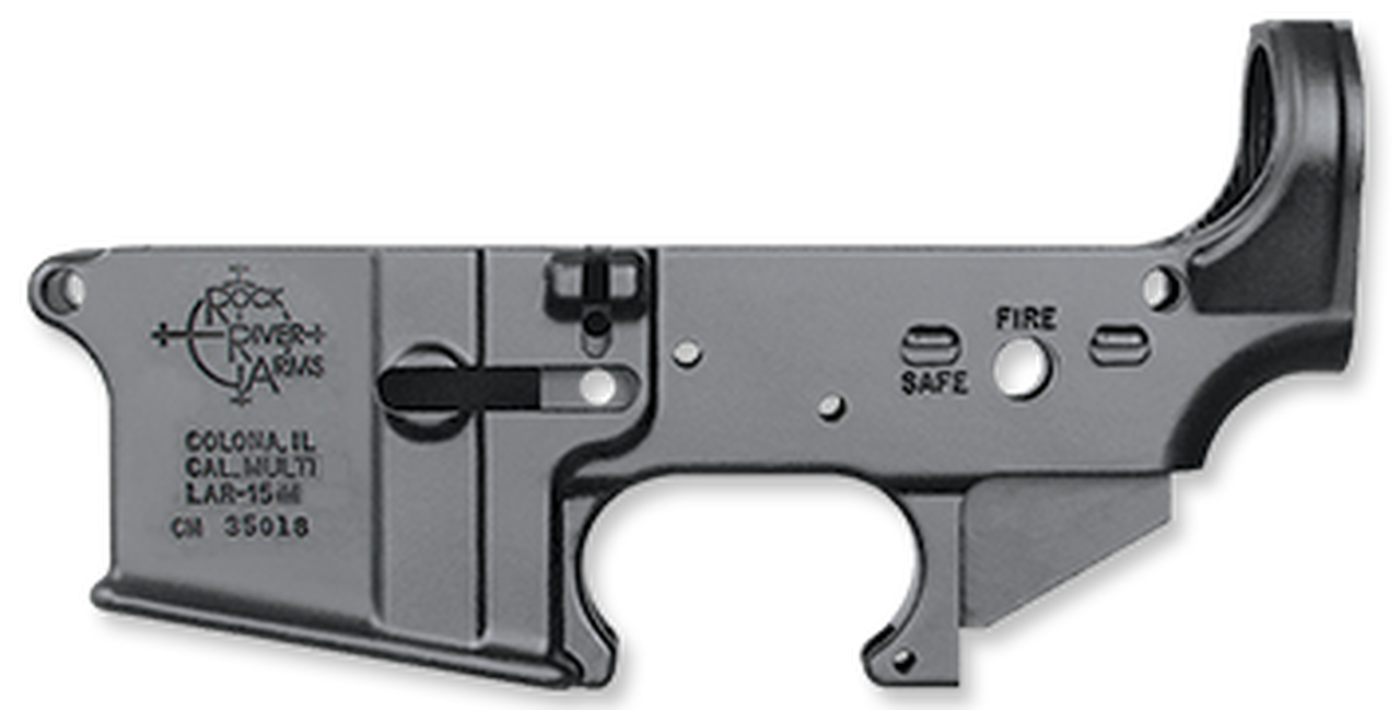 Rock River Arms AR-15 Lower Receiver, Multi-Cal Stripped, Top Tier