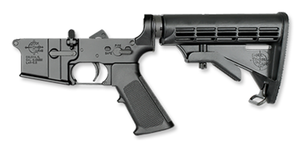 Rock River Arms Complete Lower Half, AR-15 Two Stage Trigger, CAR Stock 5.56/223, Multi