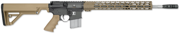 Rock River Arms LAR-15 X-1 Rifle, Tan .223/5.56 18" Barrel Fixed Operator A2 Stock, Hunter Muzzle Brake, 18 Inch Stainless Fluted Barrel, Twist, Two-Stage Trigger