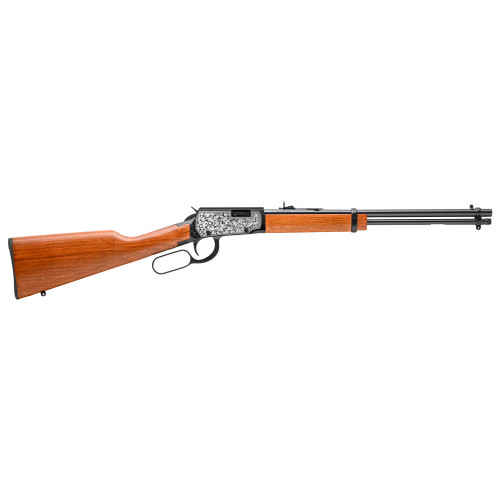 Rossi Rio Bravo 22 LR, 18" Barrel, Wood Furniture, Scroll Engraving, 15rd - Firearm | The Gun Shop