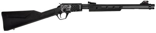Rossi RP22 22 LR, 18" Barrel, Black, Engraved Eagle & US Flag, 15rd - Collector Guns | The Gun Shop