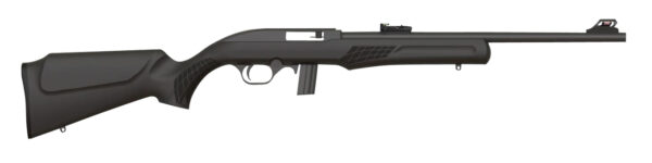 Rossi RS22 .22 LR, 18" Barrel, Fiber Optic Sights, Synthetic Stock, Black, 10rd
