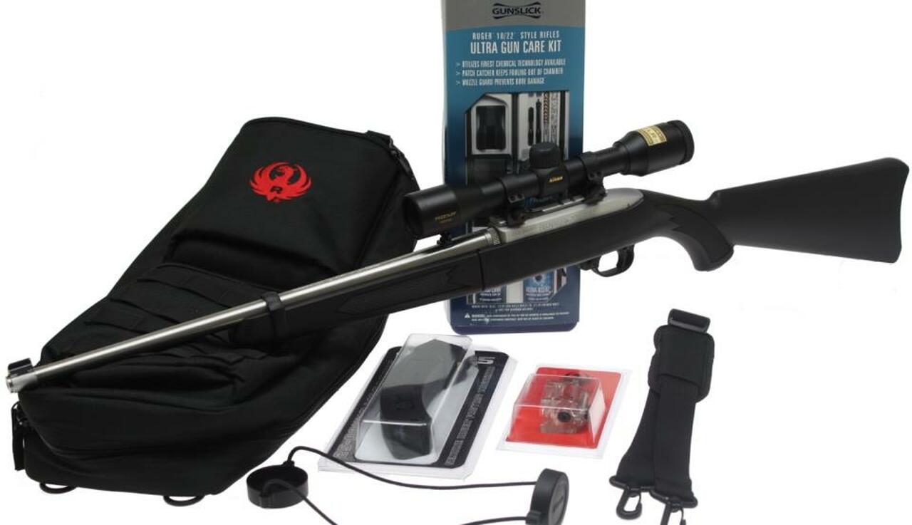 Ruger 10/22 Xtreme Take Down Package, Scope & Mags, Boresighted