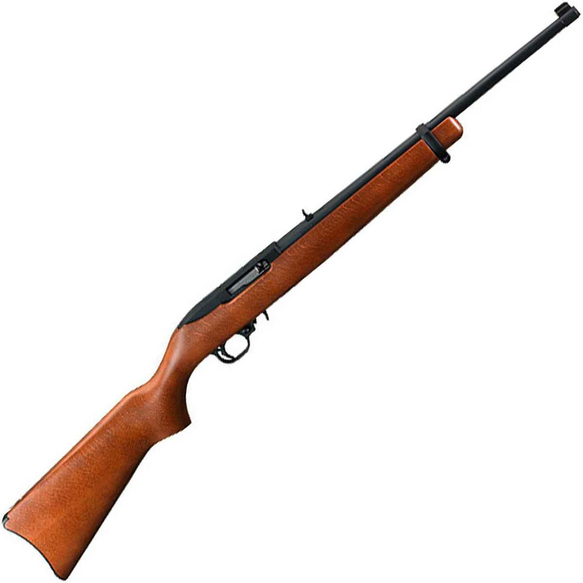 Ruger 10/22 Carbine Satin Black/Hardwood Semi Automatic Rifle - 22 Long Rifle - 18.5in - Rifles | The Gun Shop