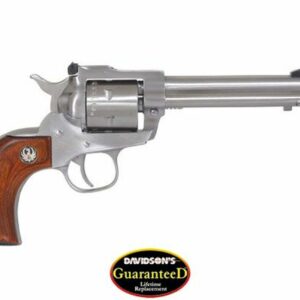 Ruger Single Six Revolver 17 HMR 5.5" Barrel SS Finish Rosewood Grips