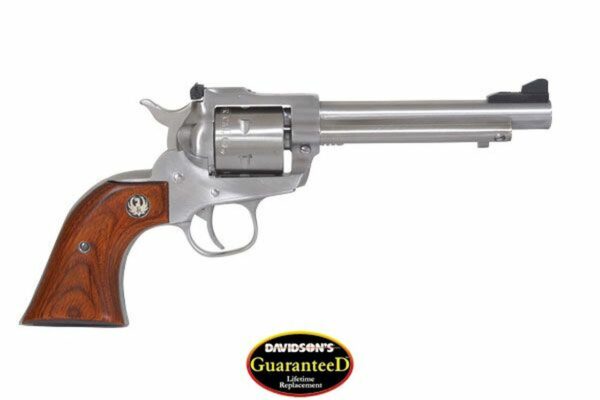 Ruger Single Six Revolver 17 HMR 5.5" Barrel SS Finish Rosewood Grips