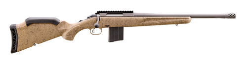 Ruger American Predator Gen II 400 Legend, 16.1" Threaded Barrel, Flat Dark Earth Splatter, Cobalt Rec, 5rd - Firearm | The Gun Shop