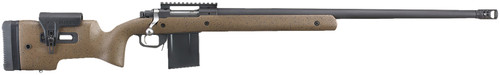Ruger Hawkeye Long Range 204 Ruger, 26" Threaded Barrel, Speckled Black/Brown Stock, 10rd - Firearm | The Gun Shop