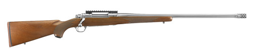Ruger Hawkeye Hunter 7mm PRC, 24" Threaded Barrel, American Walnut, Stainless Rec, 3rd - Firearm | The Gun Shop
