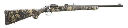 Ruger 77/357 357 Magnum, 18.5" Threaded Barrel, Kryptek Obskura Nox Camo, Black Rec, 5rd - Firearm | The Gun Shop