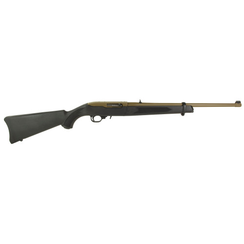 Ruger 10/22 Carbine 22 LR, 18.5" Barrel, Black Synthetic, Flat Dark Earth Rec, 10rd - Firearm | The Gun Shop