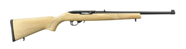 Ruger 10/22 Maple Sporter .22 LR, 18.5" Barrel, Satin Black, 10rd