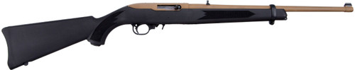 Ruger 10/22 Carbine 22 LR, 18.5" Barrel, Black, Dark Earth Rec, 10rd - Exclusive Guns | The Gun Shop
