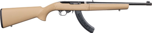 Ruger 10/22 Takedown 22 LR, 16.4" Threaded Barrel, Tan, Black Rec, 25rd - Firearm | The Gun Shop