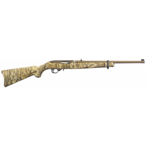 Ruger 10/22 Takedown .22 LR, 18.5" Barrel, Burnt Bronze, Go Wild Camo, 10rd