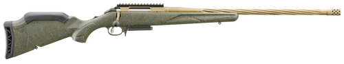 Ruger American Predator Gen 2 6.5 Creedmoor, 22" Threaded Bronze Barrel, Green Splatter, 3rd - Firearm | The Gun Shop