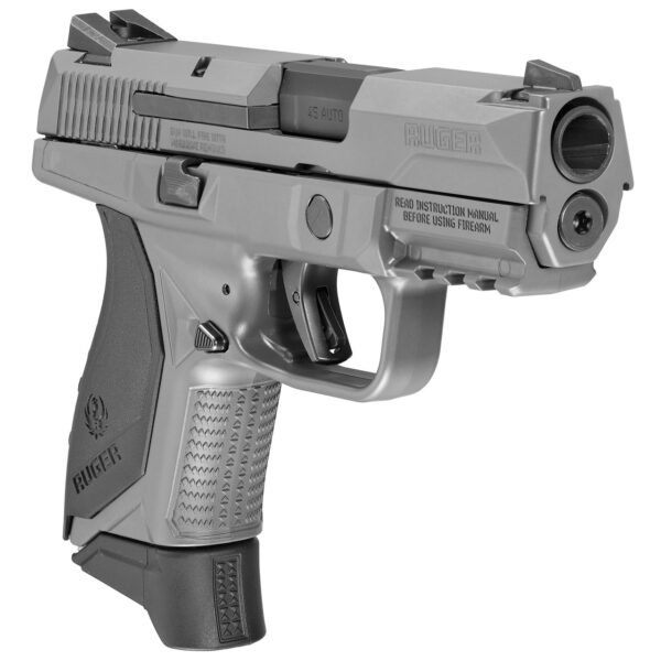 Ruger American Striker Fired, 45 ACP, 3.75" Barrel, No Manual Safety, Polymer Frame, Gray Finish, (3) 7rd Mags, 3 Dot Sights