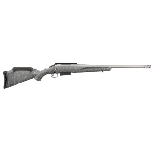 Ruger American Rifle Gen 2 450 Bushmaster, 20" Threaded Barrel, Gray Splatter, 3rd - Firearm | The Gun Shop