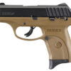 Ruger EC9s 9mm, 3.12" Barrel, Fixed Sights, Manual/Trigger Safety, FDE, 7rd