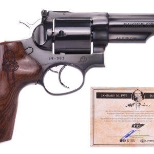Ruger GP100 Jeff Quinn Limited Edition .44 Special, 4.2" Barrel, Hogue Walnut Grips, Polished Blued, 5rd