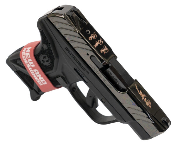 Ruger LCP II Rose Gold .380 ACP, 2.75" Barrel, Rose Gold Engraving, Black, 6rd