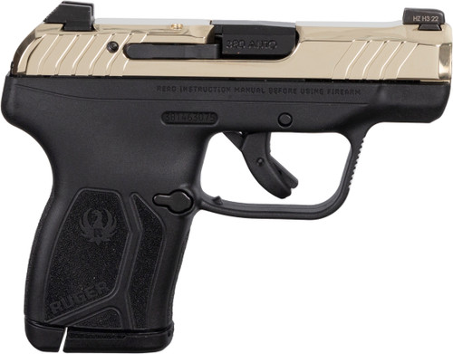 Ruger LCP MAX TALO Exclusive 380 ACP, 2.8" Barrel, Polished Champagne Slide, Black Frame, 10rd - Concealed Carry Guns | The Gun Shop
