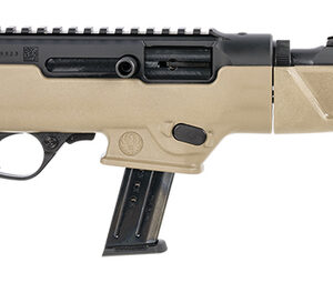 Ruger, PC Carbine 9mm, 16.12" Threaded Fluted Barrel, FDE, 10rd