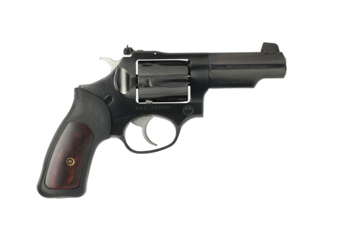 Ruger SP101 327 Federal Magnum, 3" Barrel, Blued, Rubber Grip w/ Hardwood Insert, 6rd - Exclusive Guns | The Gun Shop