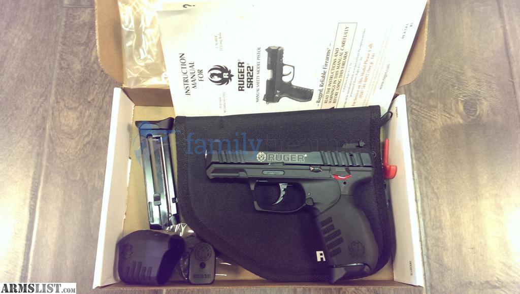 C For Sale: Ruger SR22, Rimfire Pistol, 22 LR, 3.5" ... near 3882