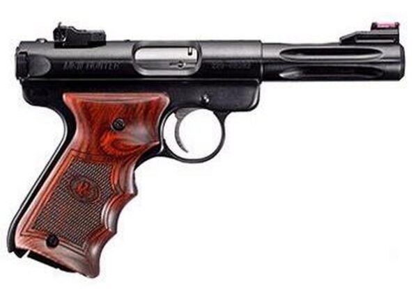 Ruger MKIII Deluxe Special Edition, 4.5" W/Rosewood Grips, Fluted Barrel and More