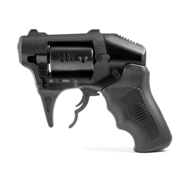 Standard Manufacturing Thunderstruck Double Action Revolver, 22 WMR, 1.25" Steel Barrel, Aluminum Frame, Black, Polymer Grips, 8Rd