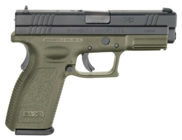 Springfield XD 9mm, 4 Inch,OD green, 2006 package, 16rd Mags