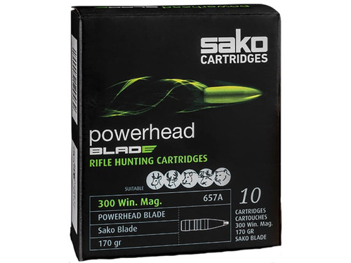 Sako Cartridges 300 Winchester Mag, 170gr, PowerHead Blade, 20rd - Ammo | The Gun Shop