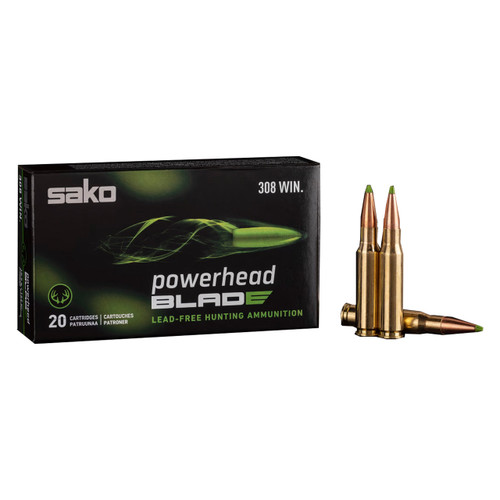 Sako 308 Winchester, 162gr, PowerHead Blade, 20rd Box - Ammo | The Gun Shop