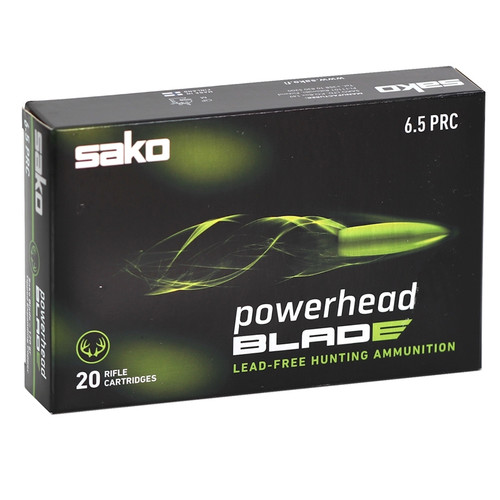 Sako Cartridges 6.5 PRC, 120gr, PowerHead Blade, 20rd Box - Ammo | The Gun Shop