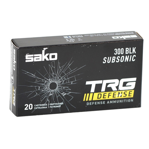 Sako Cartridges 300 Blackout, 220gr, Subsonic, 20rd Box - Ammo | The Gun Shop