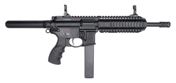 SAR 109T AR-9 Pistol 9mm, 8.6" Barrel, Flip-Up Sights, Black, 3x 30rd Mags