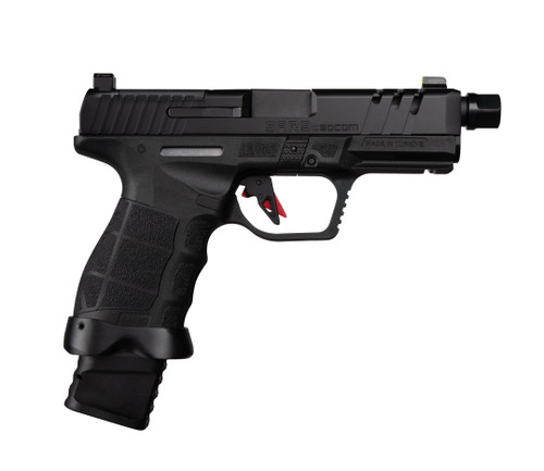 SAR SAR9 SOCOM 9mm, 4.5" Threaded Barrel, Black Cerakote, 21rd - Firearm | The Gun Shop