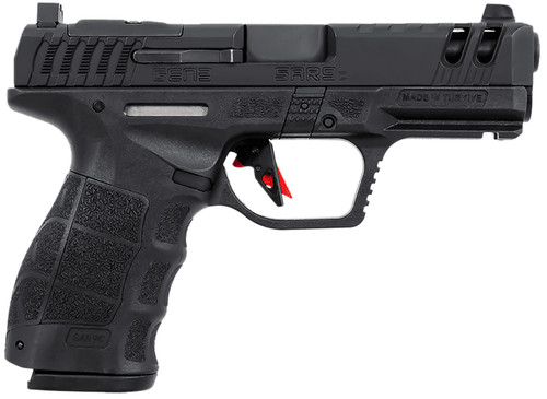 SAR SAR9 Gen 3 9mm, 4" Barrel, Black, Interchangeable Backstrap Grip, 15rd - Firearm | The Gun Shop