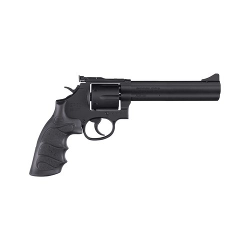 SAR SR 38 Special/357 Magnum, 6" Barrel, Black, Steel Frame, 6rd - Firearm | The Gun Shop